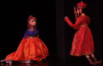 Kathputl&iacute; puppet show