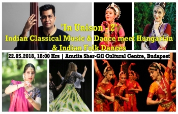 Egy szólamban - 2: Indiai klasszikus zene és tánc találkozása a magyar és indiai néptáncokkal