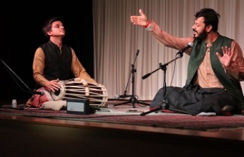 Sumeet Anand (Dhrupad) and Virágh Balázs (Pakhawaj)