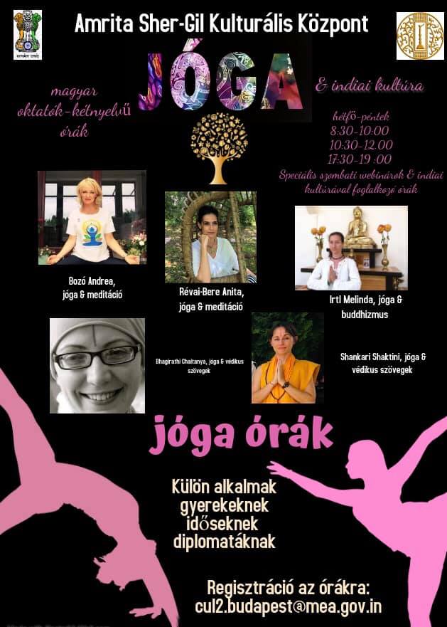 Yoga classes new schedule I Jógaórák - új órarend