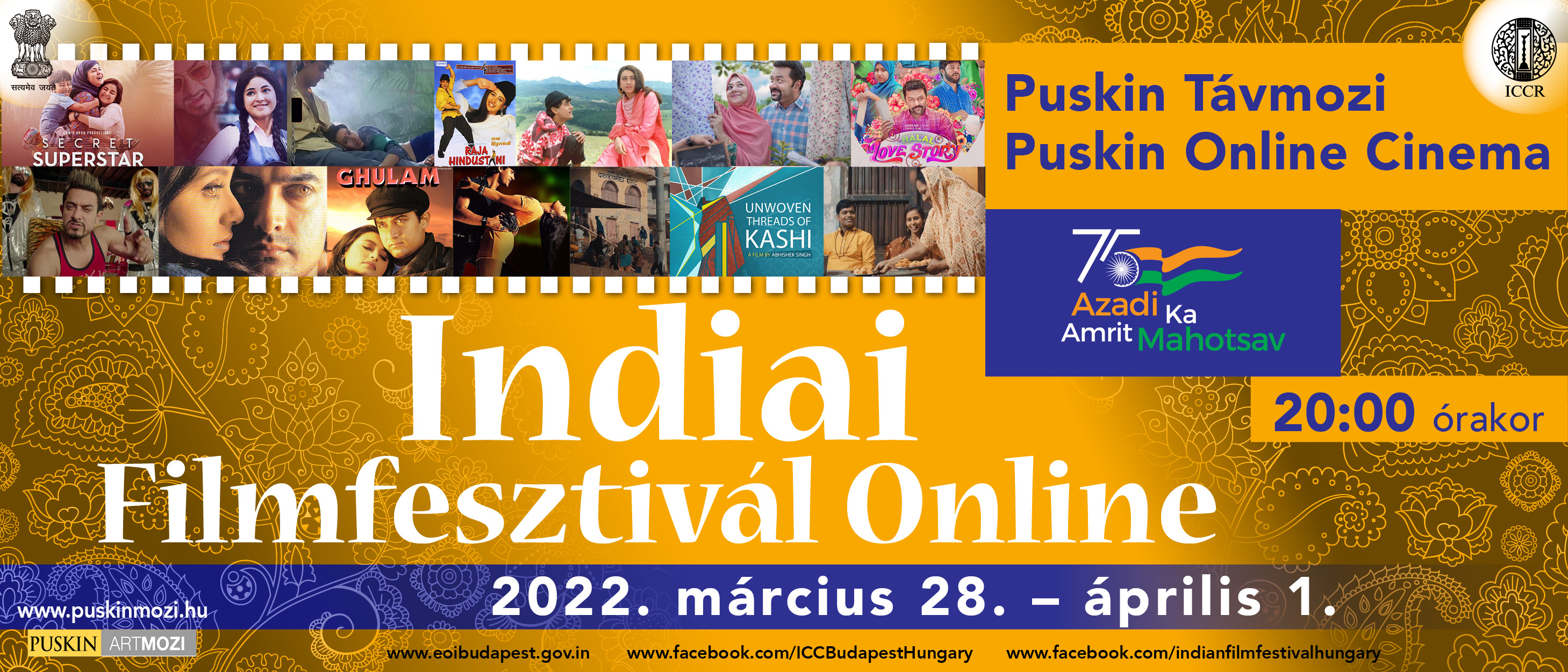 Indiai Filmfesztivál Online / Indian Film Festival Online 