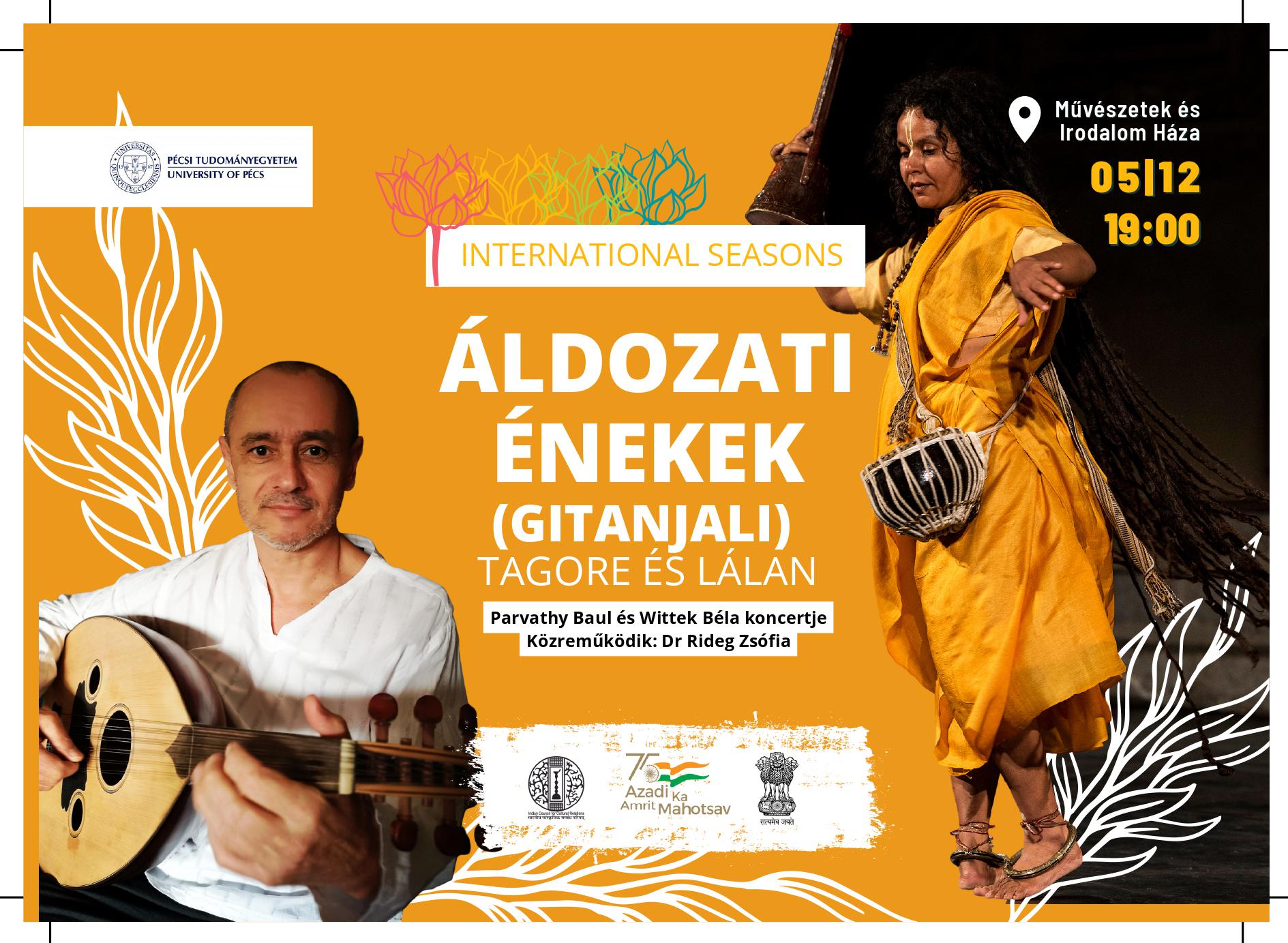 Tagore Jayanti / Áldozati énekek - A PROGRAM ELMARAD!