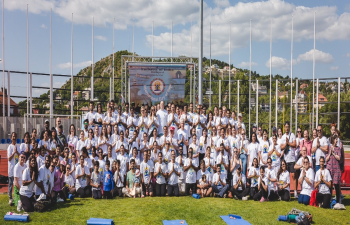 Nemzetközi Jóga Nap a Dr Koltai Jenő Sportcsarnokban Budapesten / International Day of Yoga at Dr Koltai Jenő Sportcsarnok, Budapest on 21 June 2025