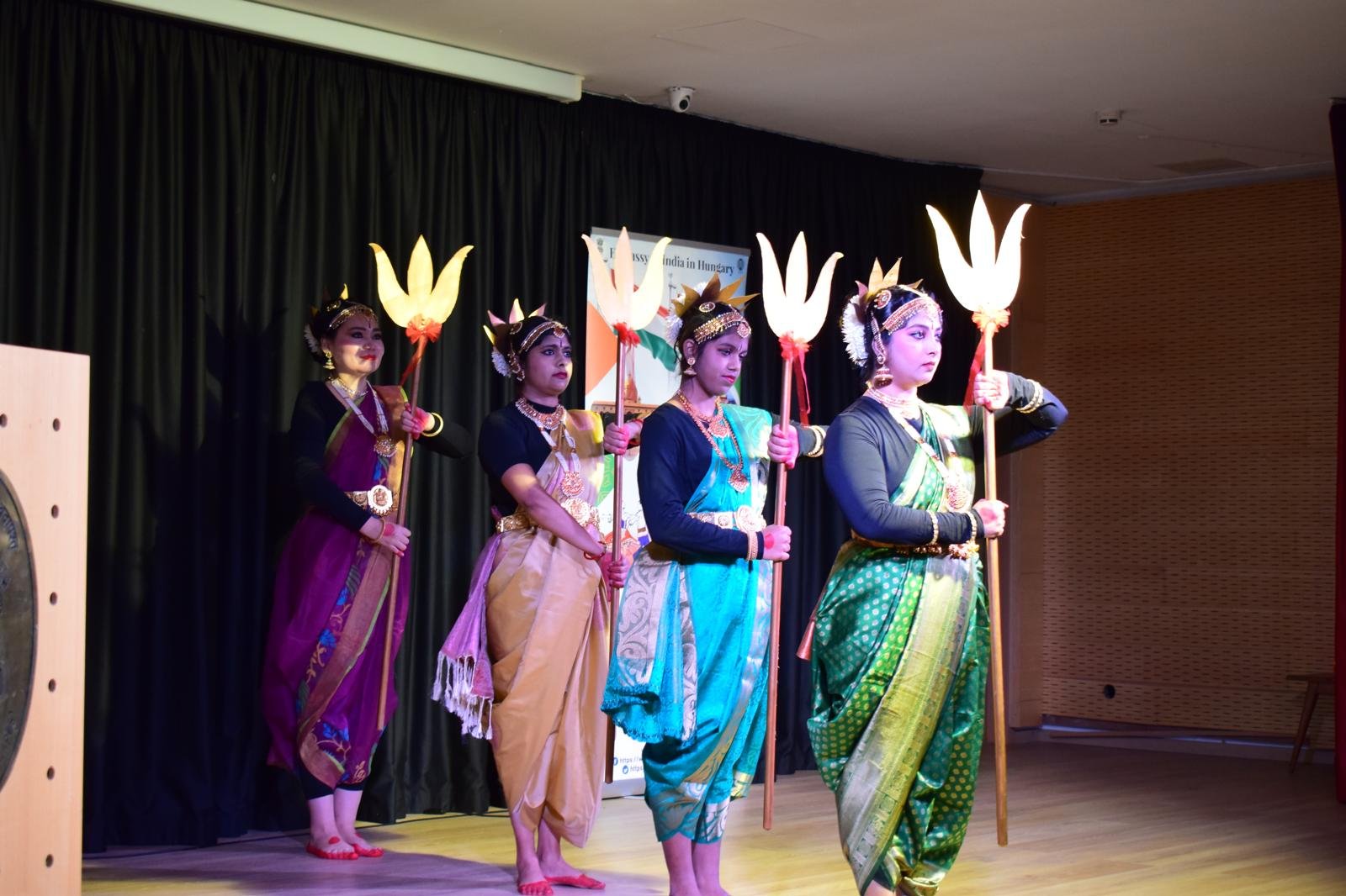 At a community reception held at  Embassy of India in Budapest, Hon’ble Speaker of Uttar Pradesh Legislative Assembly Shri Satish Mahana and Hon’ble Chairman of UP Legislative Council  Shri Kunwar Manvendra Singh interacted with the vibrant  Indian community members.