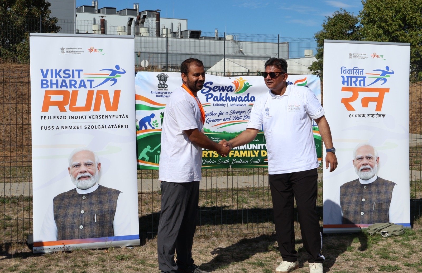 As part of Sewa Pakhwada 2026, the Embassy organised a Viksit Bharat Run, witnessing enthusiastic participation from the Indian community.