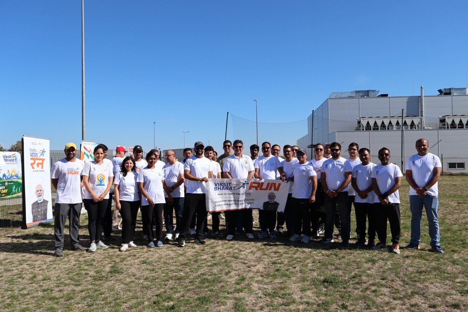 As part of Sewa Pakhwada 2026, the Embassy organised a Viksit Bharat Run, witnessing enthusiastic participation from the Indian community.