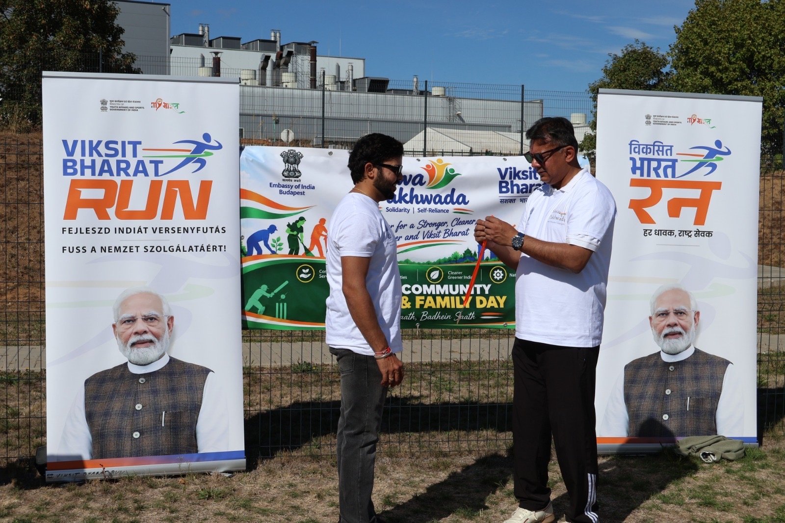 As part of Sewa Pakhwada 2026, the Embassy organised a Viksit Bharat Run, witnessing enthusiastic participation from the Indian community.