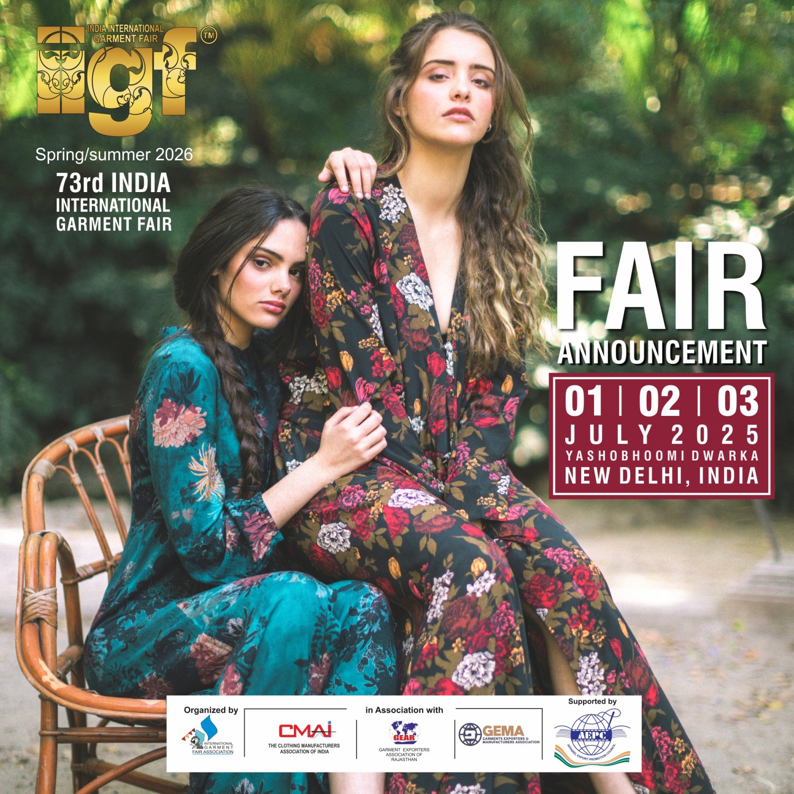 Trade Fair: India International Garment Fair 1-3 July, 2025, New Delhi
