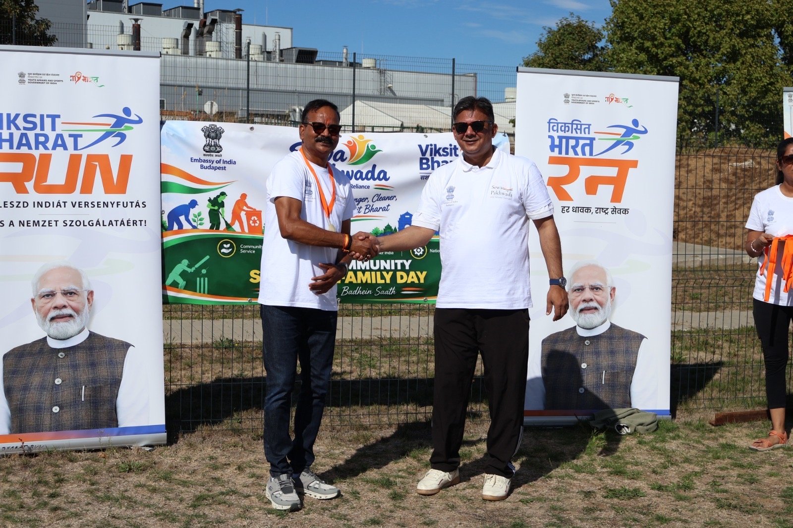 As part of Sewa Pakhwada 2026, the Embassy organised a Viksit Bharat Run, witnessing enthusiastic participation from the Indian community.