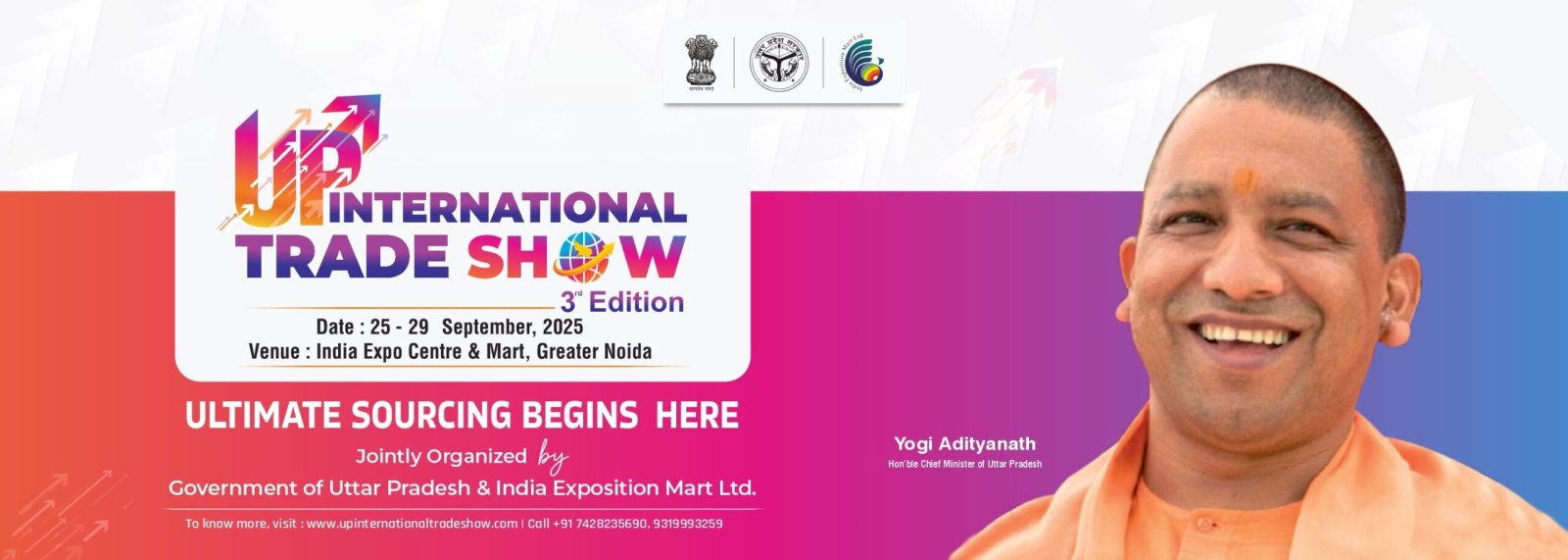 Trade Fair: 3rd Uttar Pradesh International Trade Show (UPITS) from 25-29 of Sept 2025