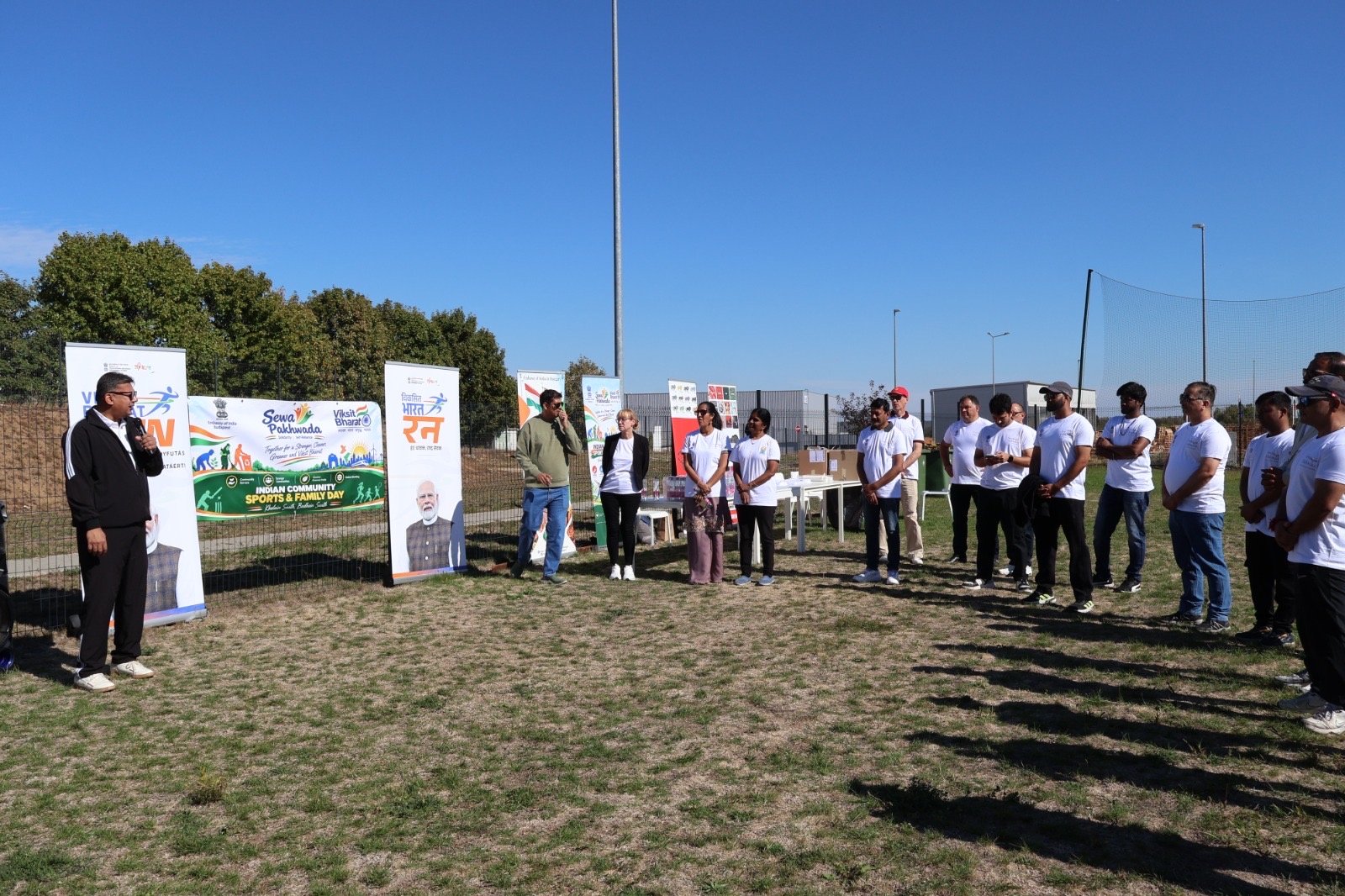 As part of Sewa Pakhwada 2026, the Embassy organised a Viksit Bharat Run, witnessing enthusiastic participation from the Indian community.
