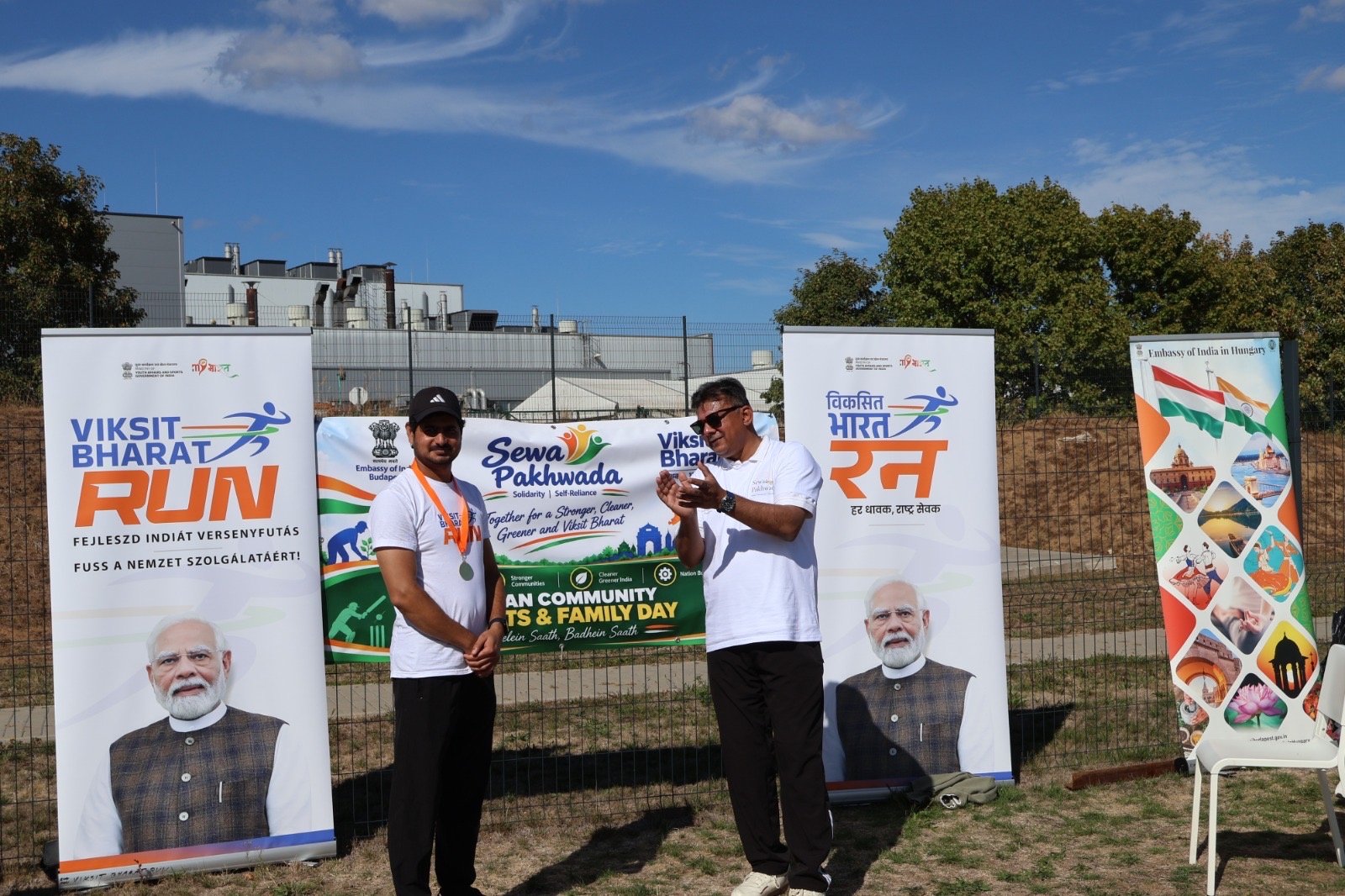 As part of Sewa Pakhwada 2026, the Embassy organised a Viksit Bharat Run, witnessing enthusiastic participation from the Indian community.