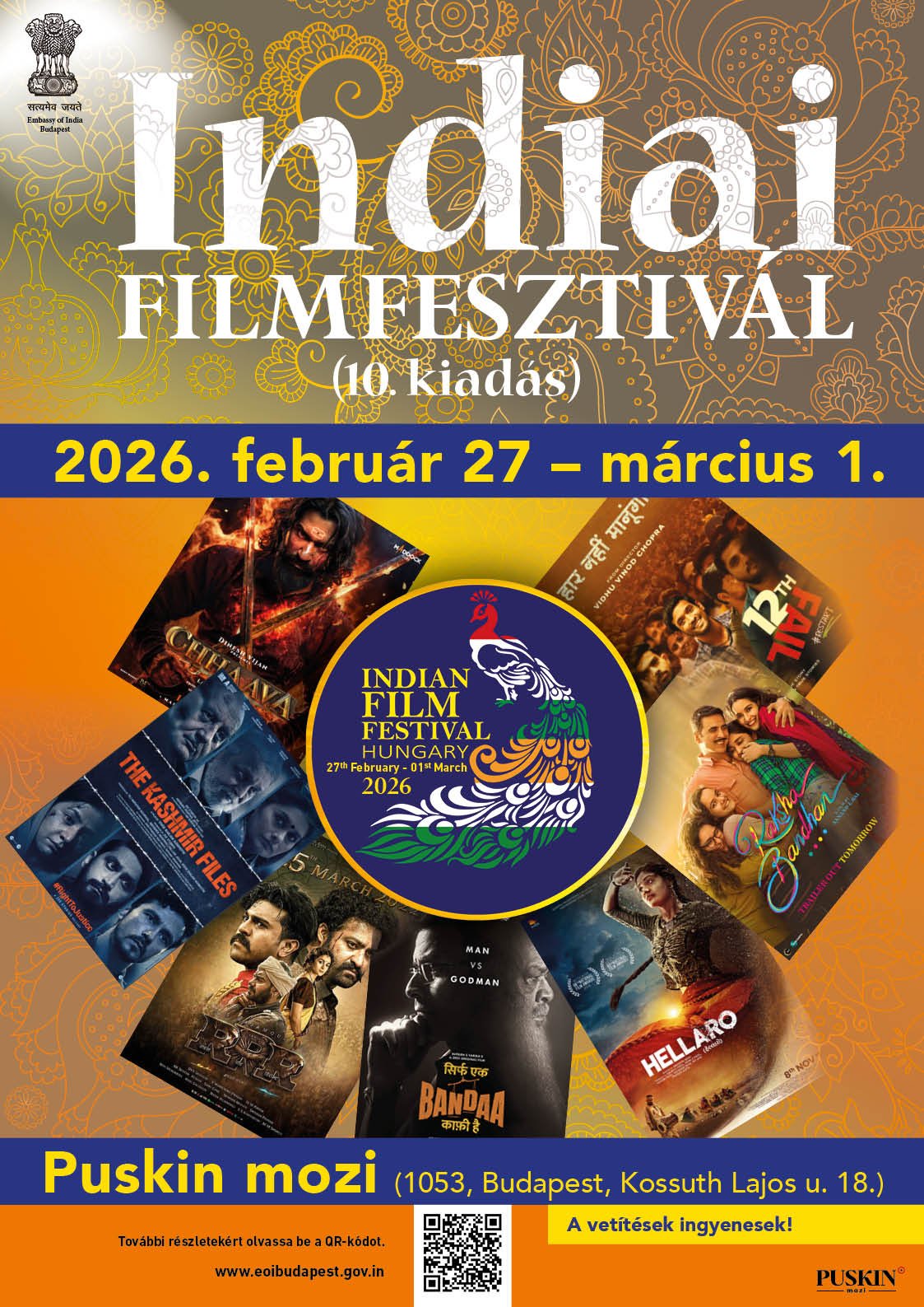 10th Indian Film Festival, Hungary.
