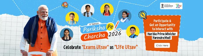 9th edition of Pariksha Pe Charcha 2026.