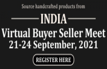 Trade Fair: Virtual Buyer Seller Meet of indian Handicrafts from 21-24 Sept 2021   