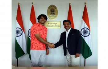 Felicitation of Shri Neeraj Chopra, Gold Medalist in Javelin Throw in World Athletics Championship 2023